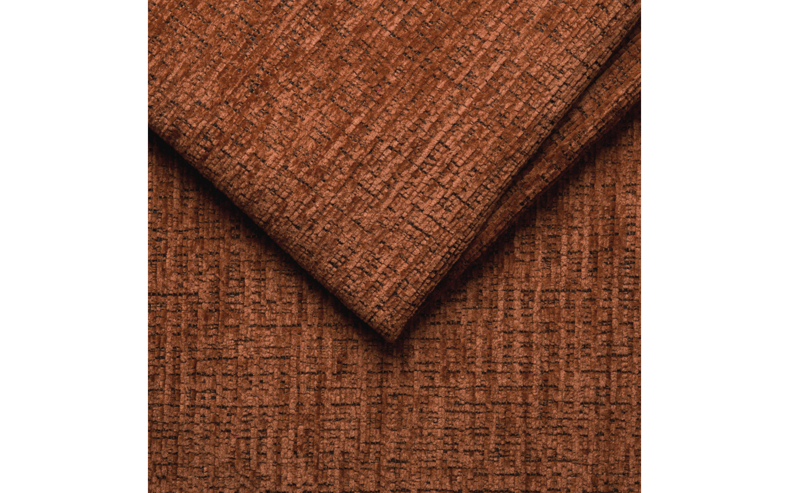 Canapé d'angle 4 places RODEN avec Relax, tissu orange foncé