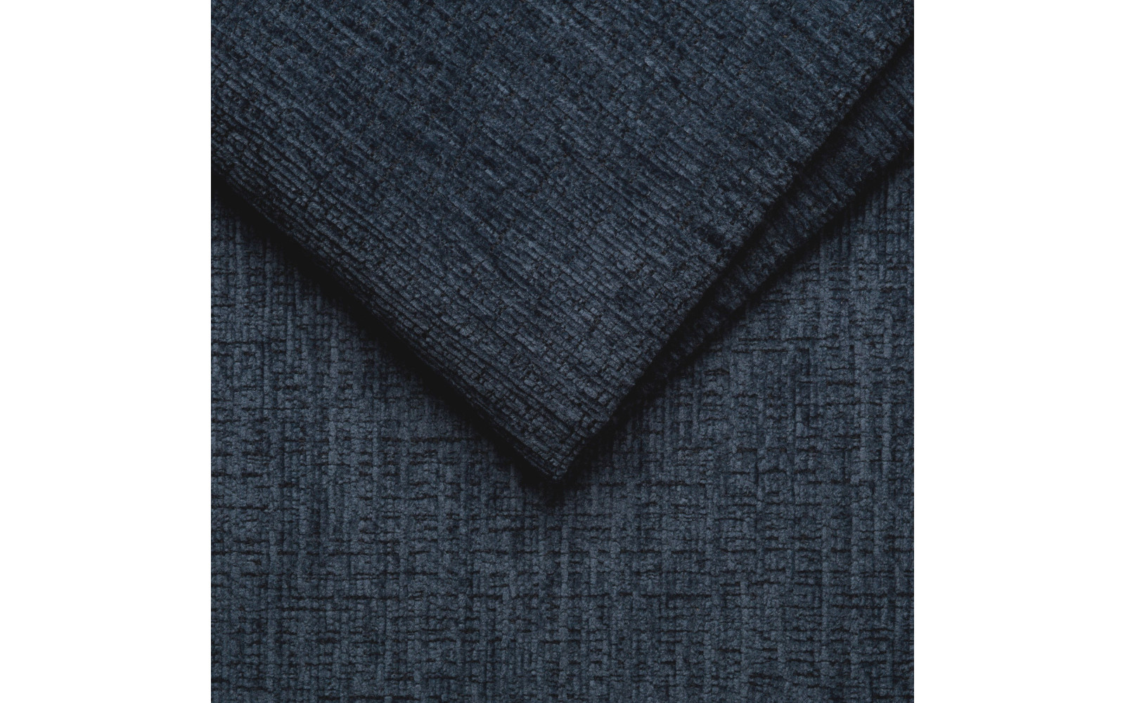 Canapé d'angle 4 places RODEN avec Relax, tissu bleu marine