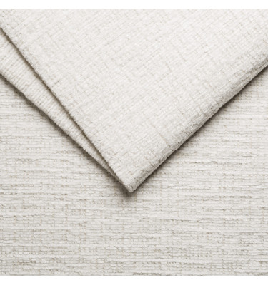 Canapé d'angle 4 places RODEN avec Relax, tissu crème