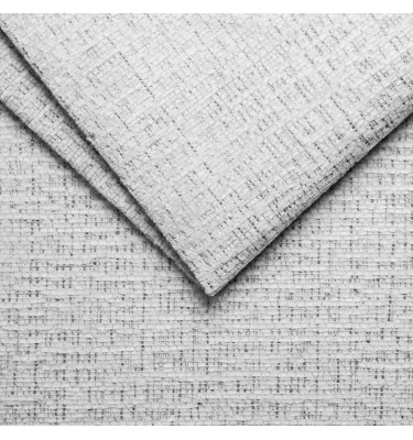 Canapé 2 places RODEN, tissu gris clair