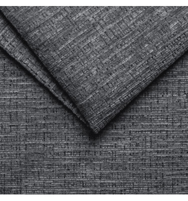 Canapé 2 places RODEN, tissu gris foncé