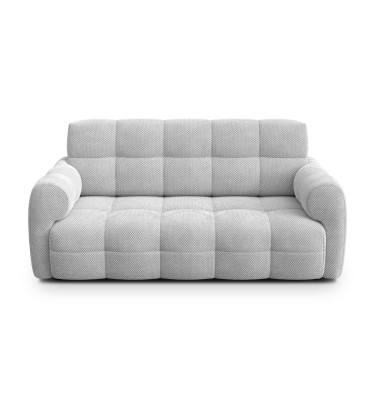 Canapé 2,5 places MELLOW, tissu gris clair