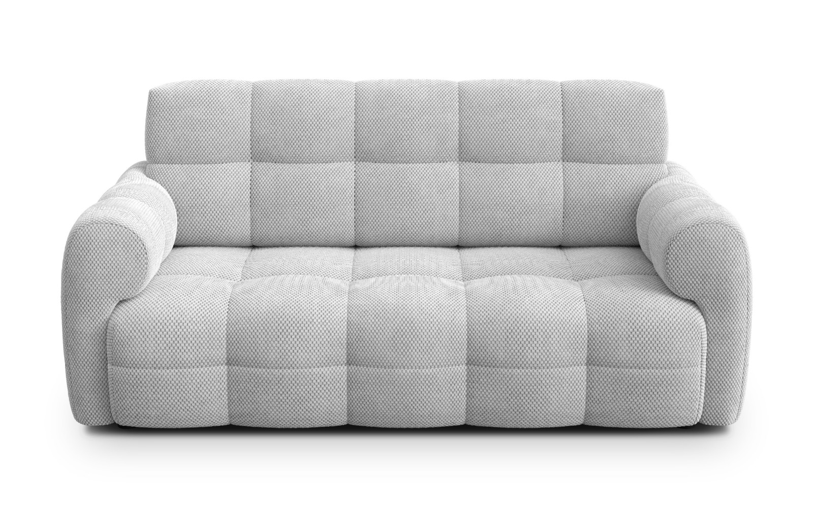 Canapé 2,5 places MELLOW, tissu gris clair