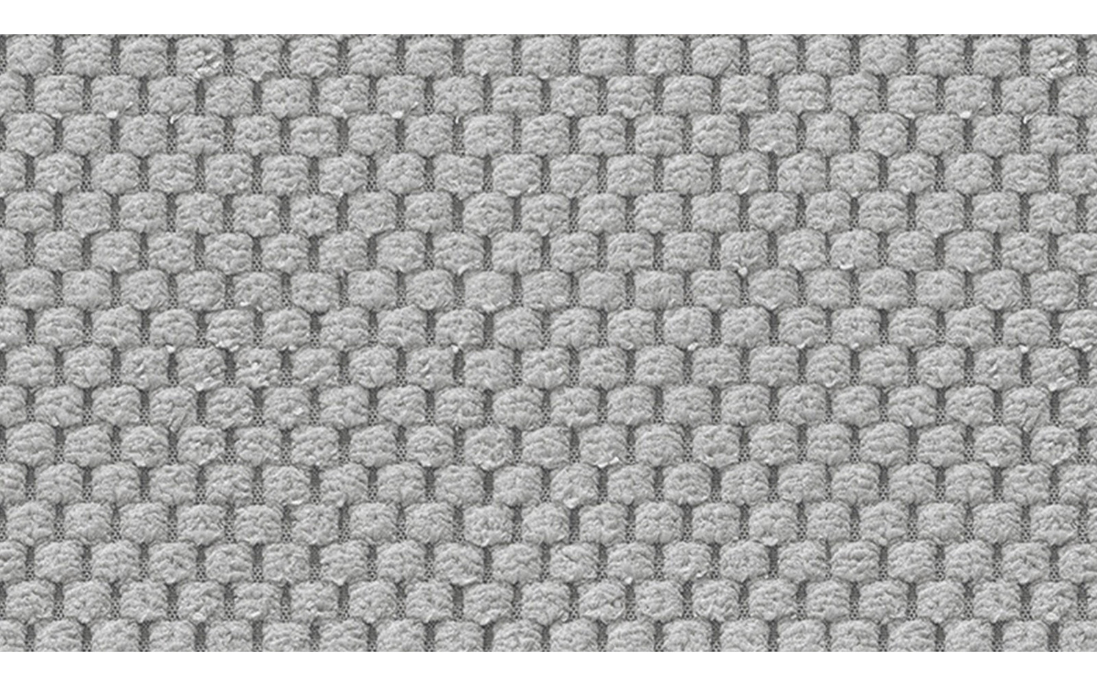 Canapé d'angle droit 3 places MELLOW, tissu gris clair