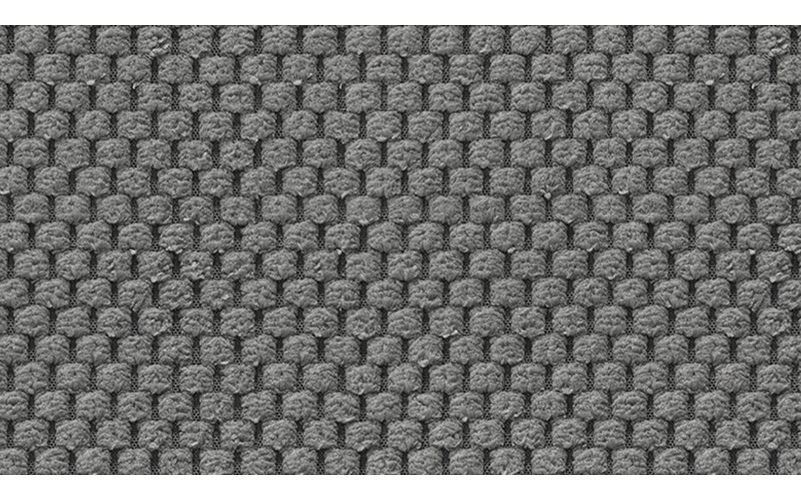 Canapé d'angle droit 3 places MELLOW, tissu gris