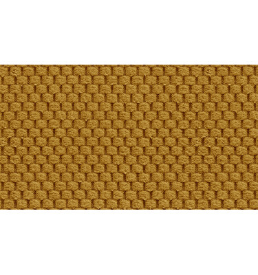 Canapé d'angle gauche 3 places MELLOW, tissu jaune