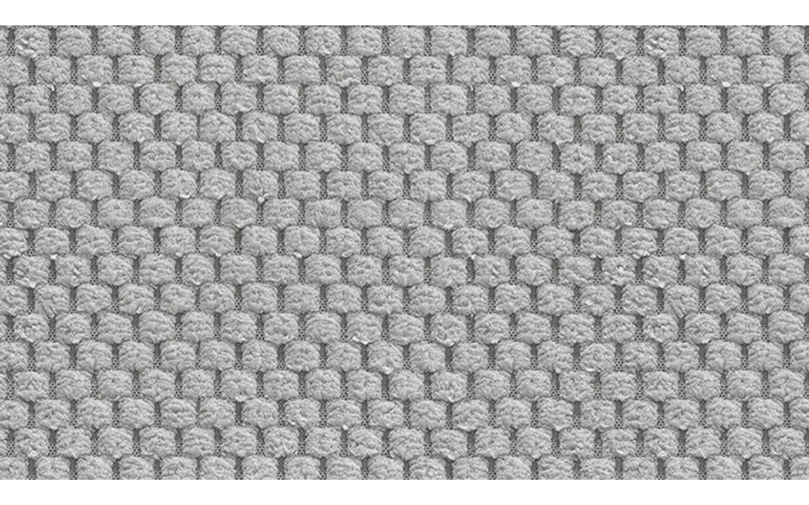 Canapé d'angle gauche 3 places MELLOW, tissu gris clair