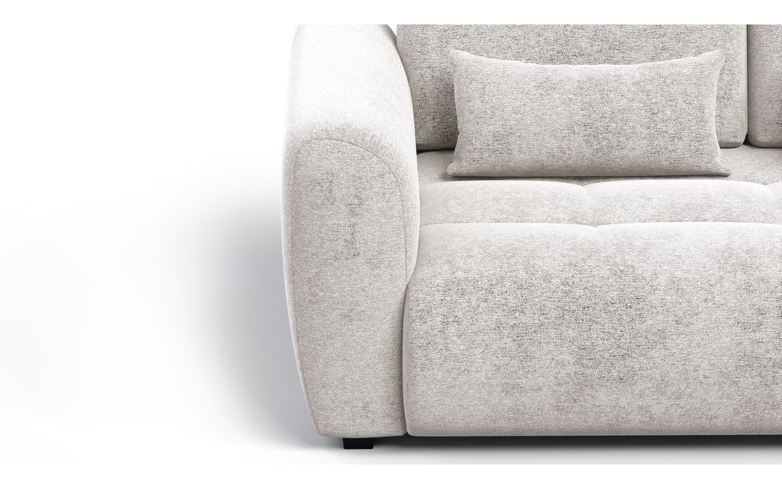 Canapé 3 places SORENO, tissu ecru