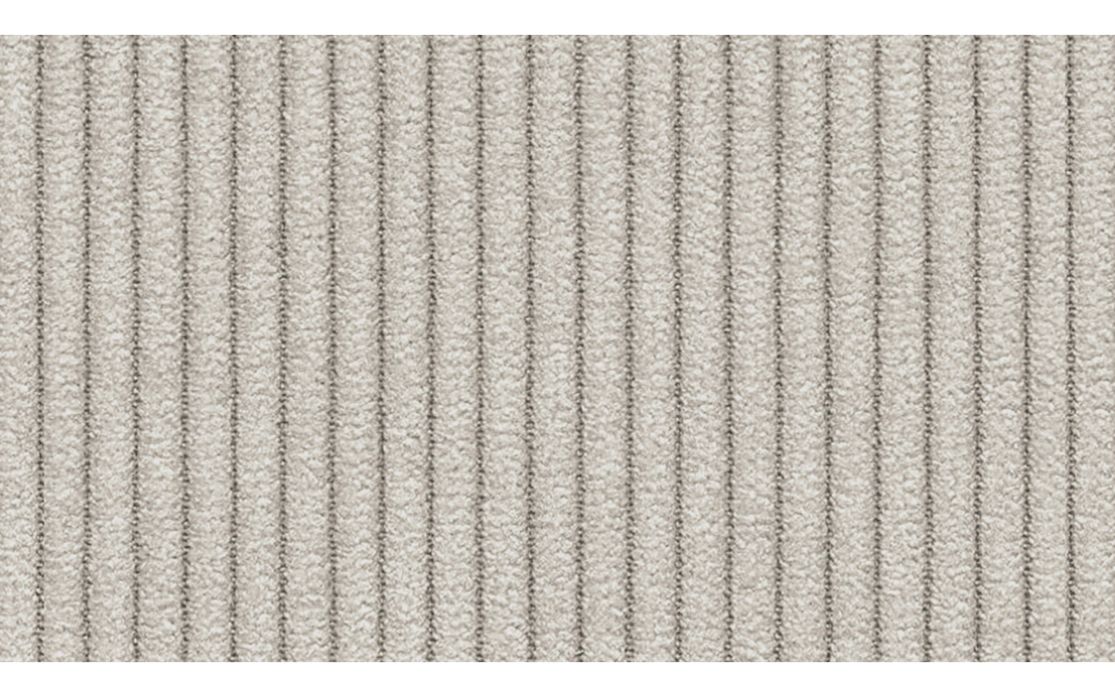 Canapé d'angle gauche 3 places VILT, tissu blanc