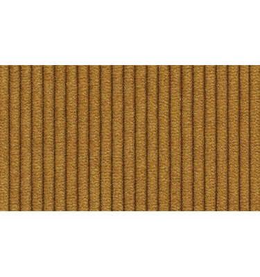 Canapé d'angle gauche 3 places VILT, tissu jaune foncé