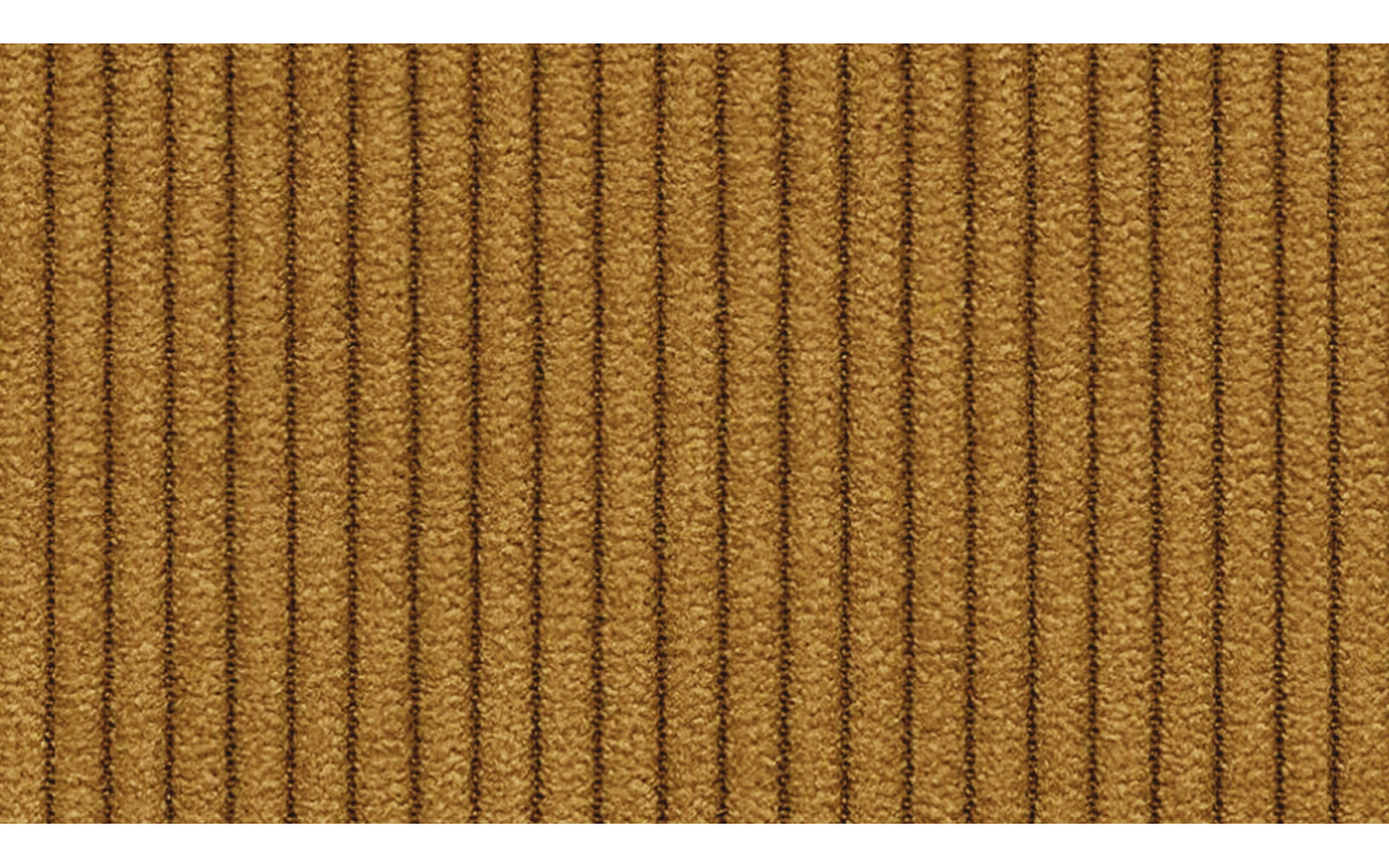 Canapé d'angle gauche 3 places VILT, tissu jaune foncé