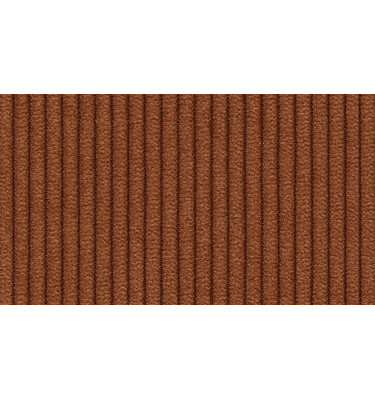 Canapé d'angle gauche 3 places VILT, tissu orange