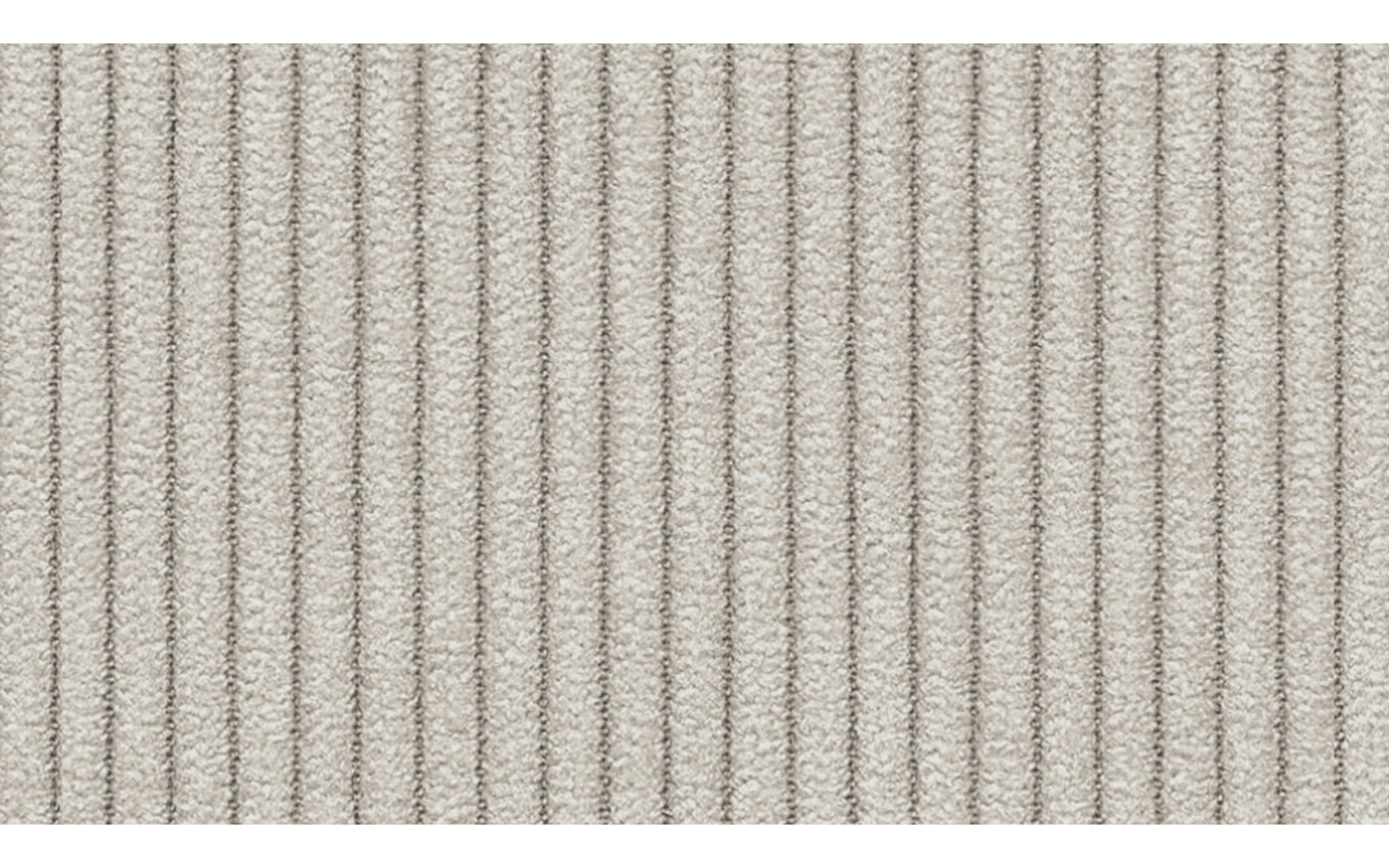 Canapé d'angle droit 3 places VILT, tissu blanc