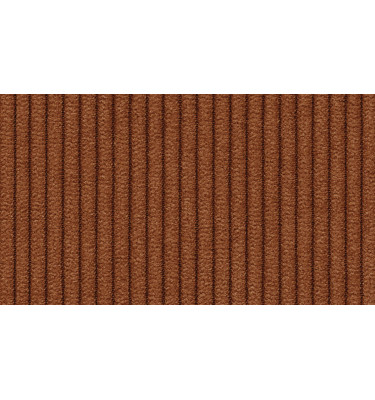 Canapé d'angle droit 3 places VILT, tissu orange