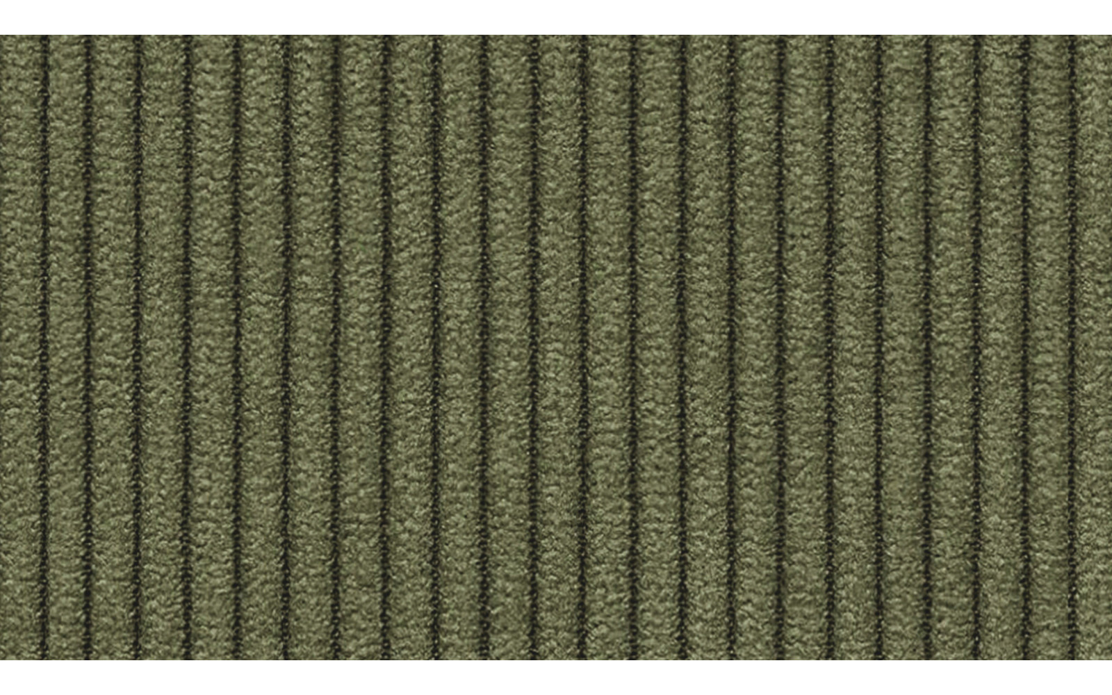 Canapé d'angle droit 3 places VILT, tissu olive