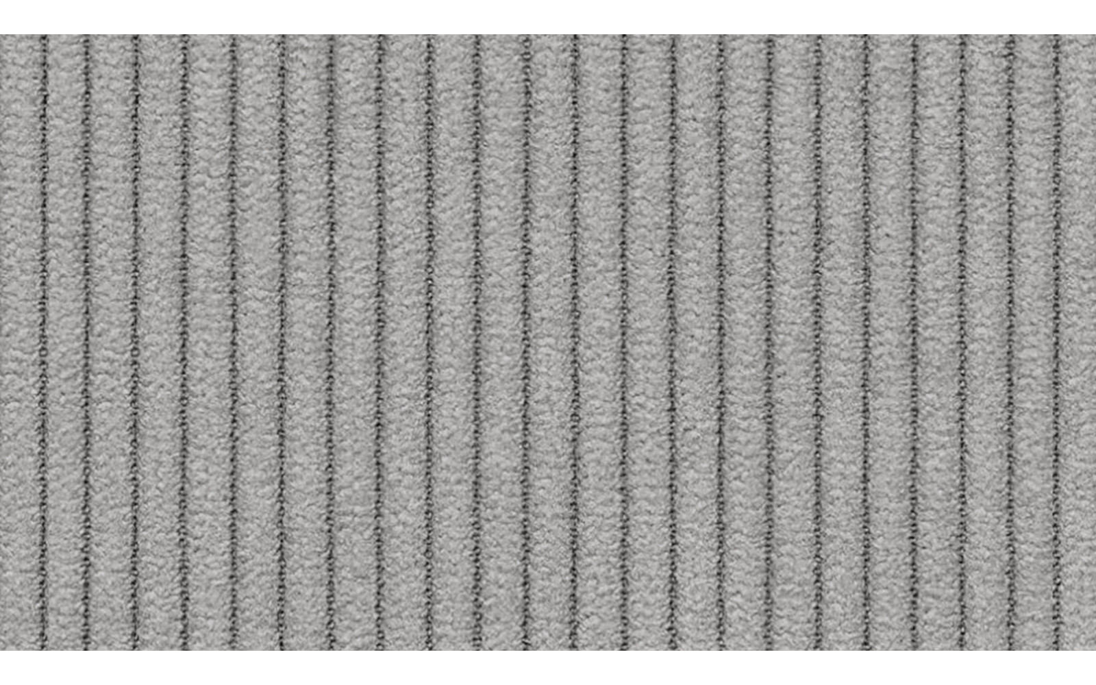 Canapé d'angle droit 3 places VILT, tissu gris clair