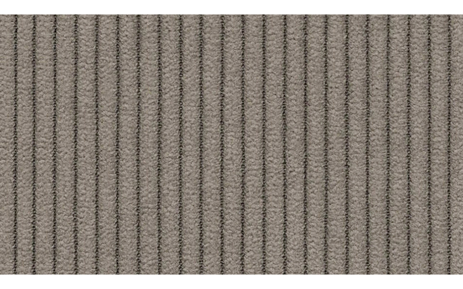 Canapé 2 places VILT, tissu taupe