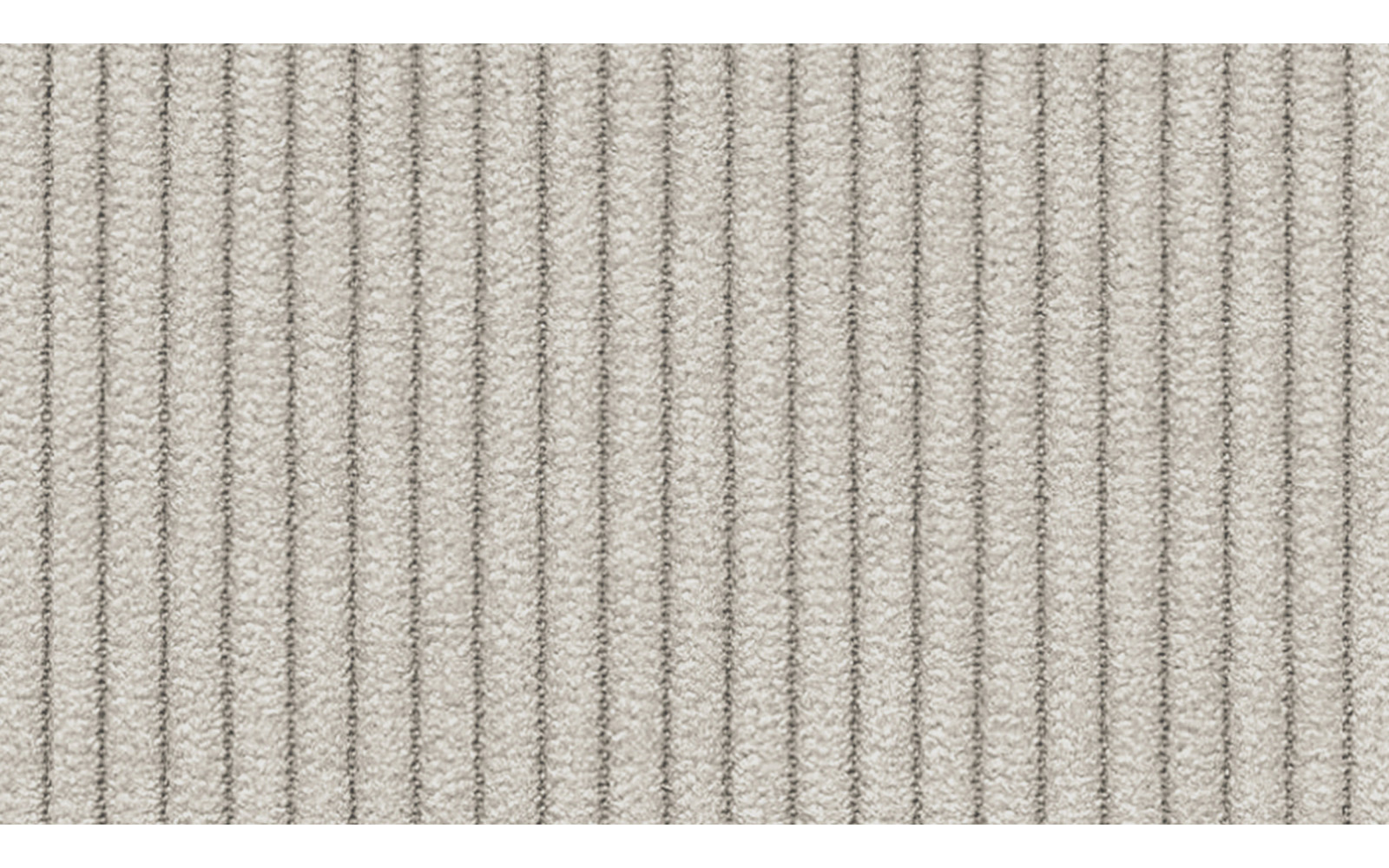 Canapé 2 places VILT, tissu blanc