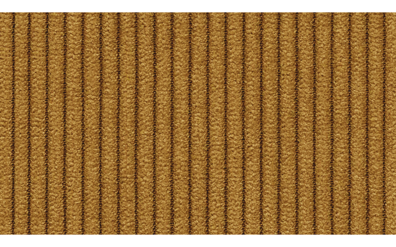 Canapé 2 places VILT, tissu jaune foncé