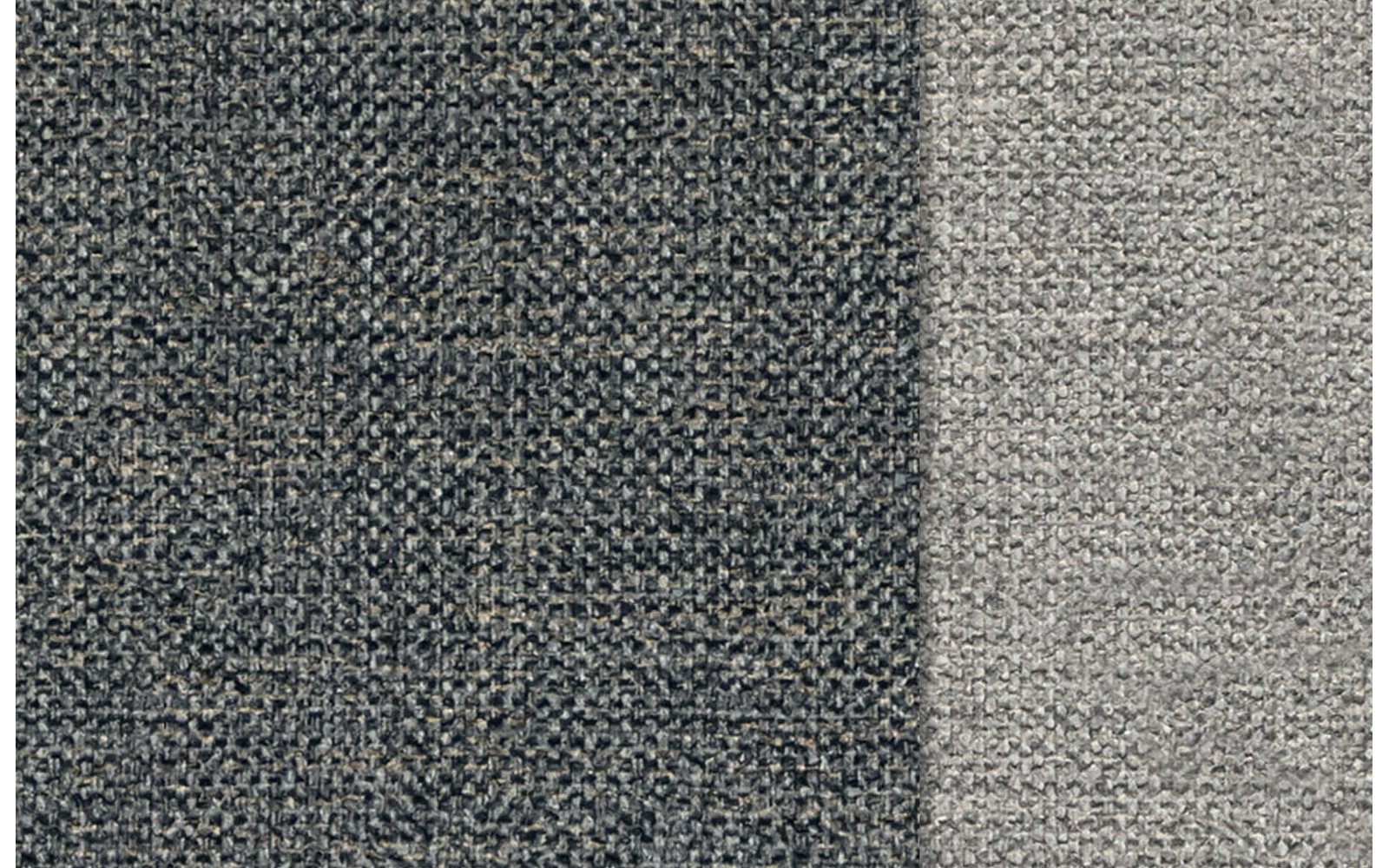 Canapé 2 places OTTO, tissu anthracite