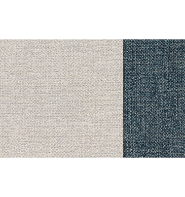 Canapé d'angle gauche 4 places OTTO, tissu crème