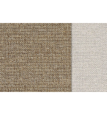 Canapé d'angle gauche 4 places OTTO, tissu taupe