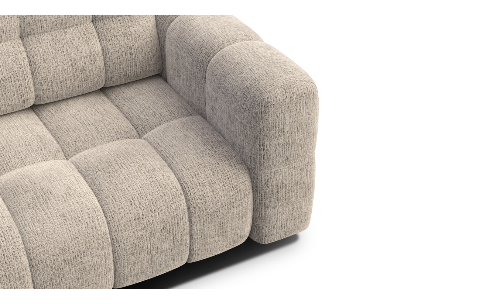 Canapé CLOUDI 2,5 places, beige