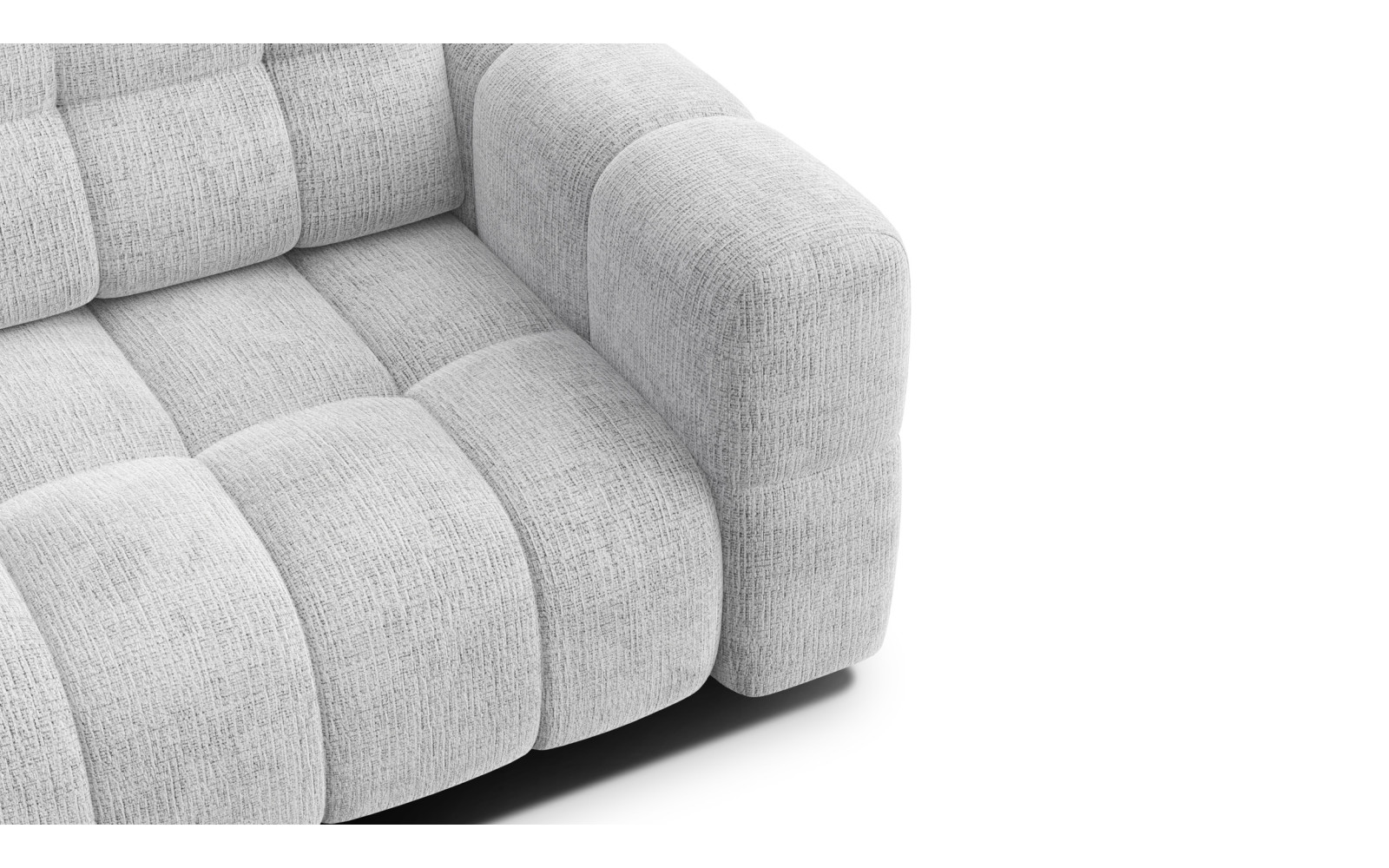 Canapé CLOUDI 2,5 places, gris clair