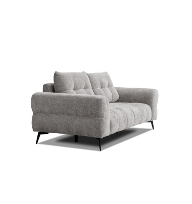 Canapé 3 places SALVINI, tissu gris chaud