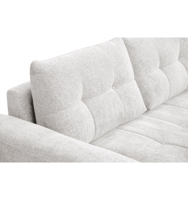 Canapé 3 places SALVINI, tissu ecru