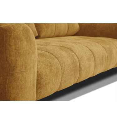 Canapé 3 places SALVINI, tissu miel