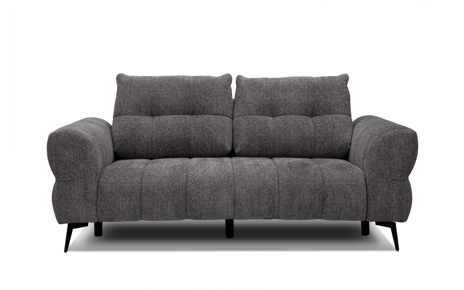 Canapé 2,5 places SALVINI, tissu gris foncé