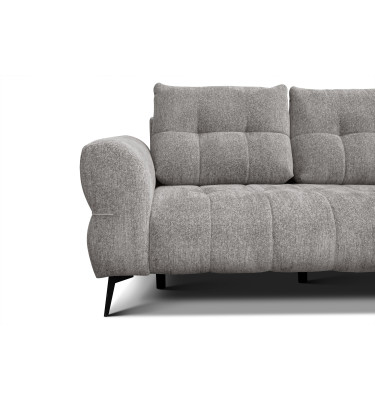 Canapé 2,5 places SALVINI, tissu gris chaud