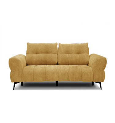 Canapé 2,5 places SALVINI, tissu miel