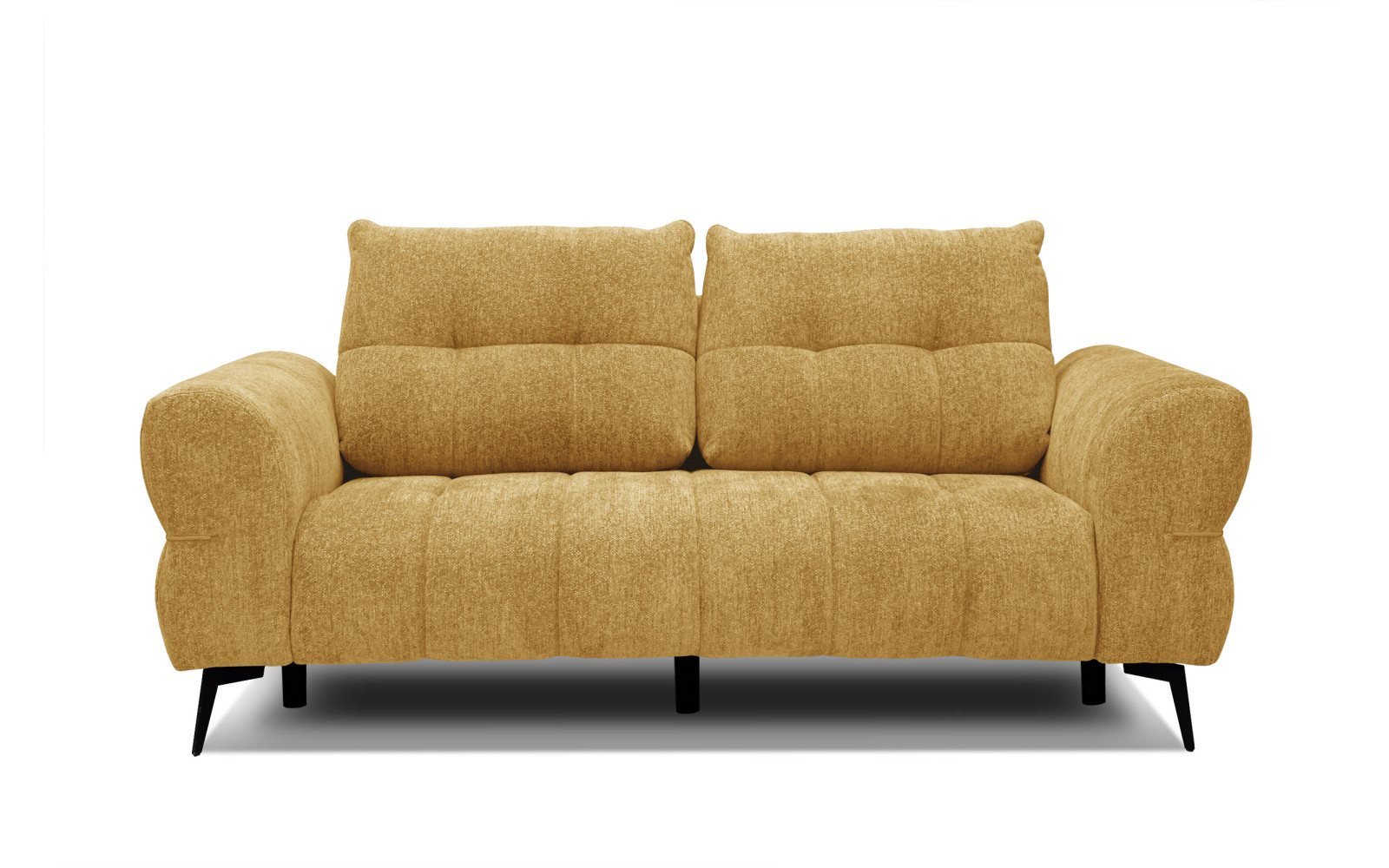 Canapé 2,5 places SALVINI, tissu miel