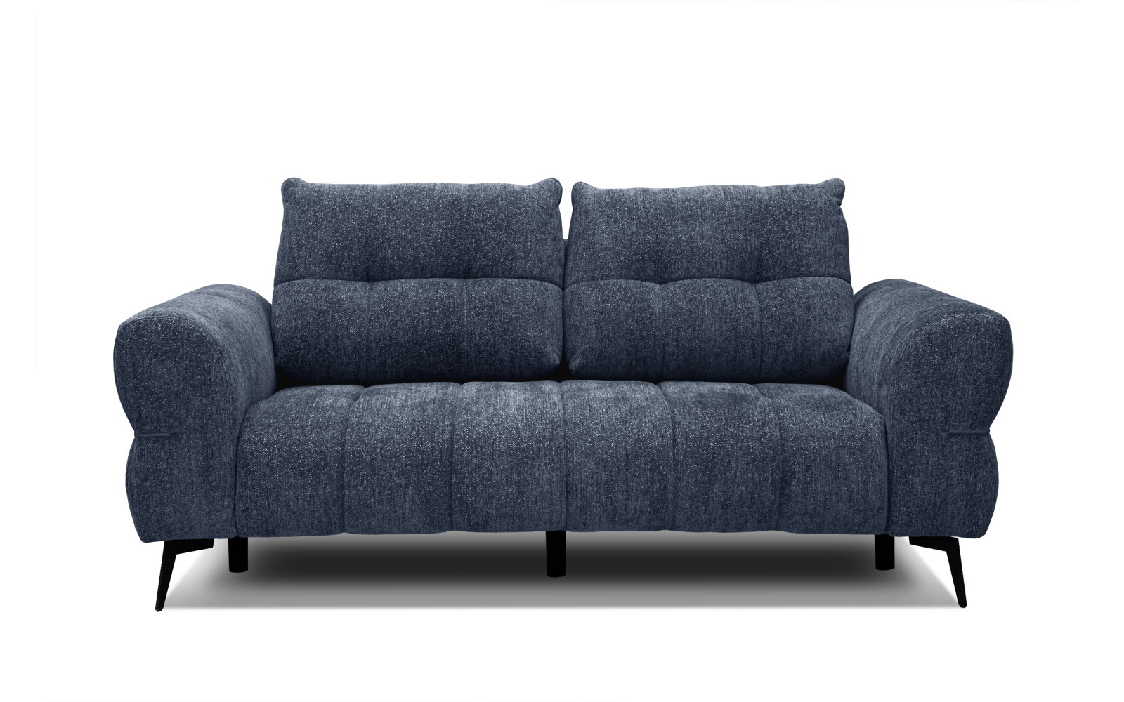 Canapé 2,5 places SALVINI, tissu bleu marine