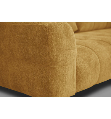 Canapé 2,5 places SALVINI, tissu miel