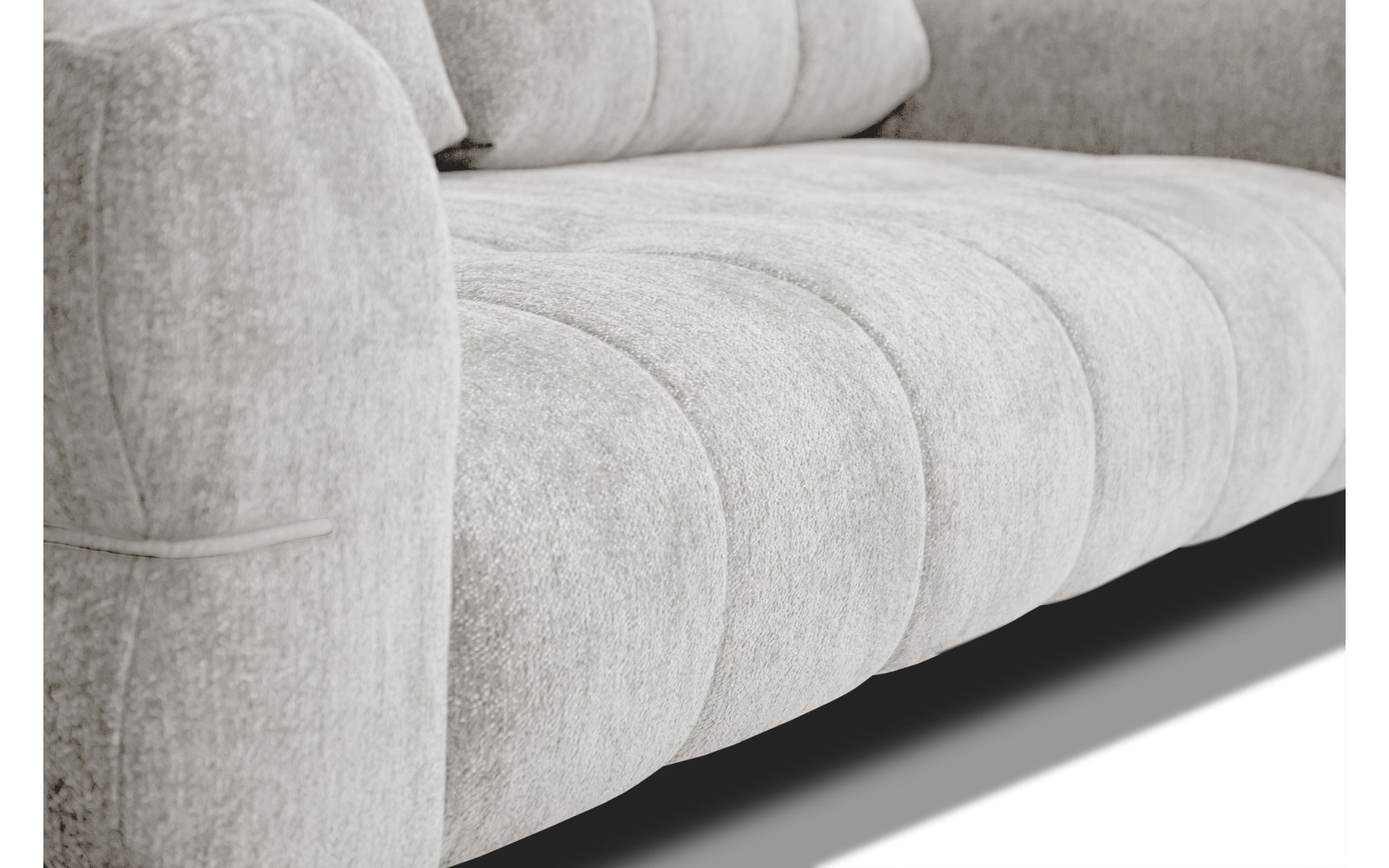 Canapé 2,5 places SALVINI, tissu ecru