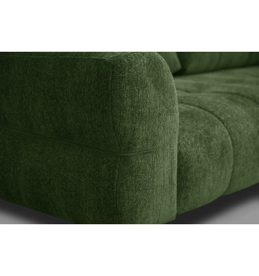 Canapé 2,5 places SALVINI, tissu vert