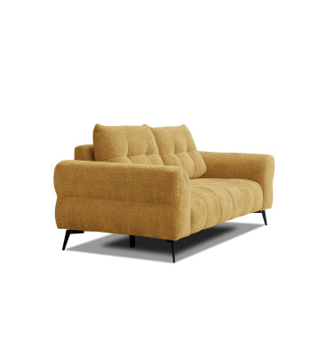 Canapé 2,5 places SALVINI, tissu miel