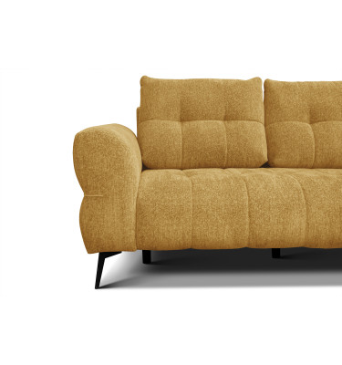 Canapé 2,5 places SALVINI, tissu miel