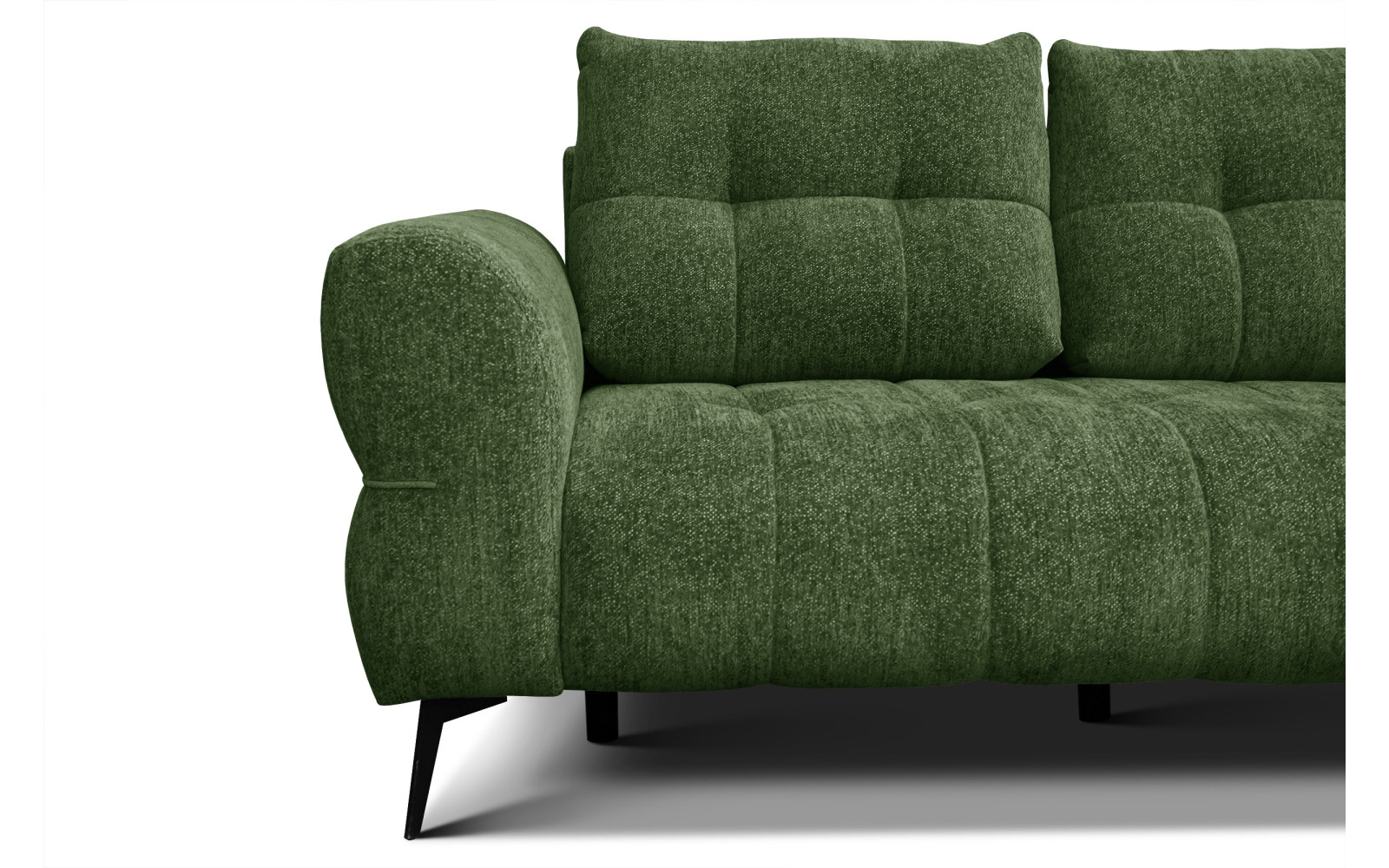 Canapé 2,5 places SALVINI, tissu vert