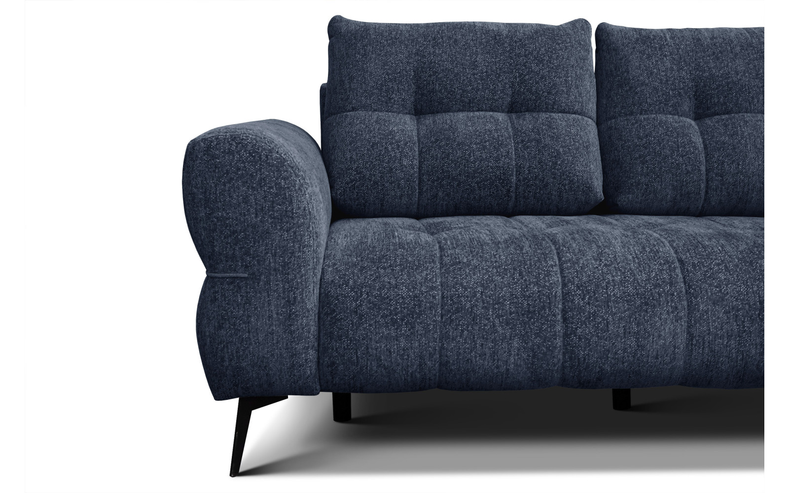 Canapé 2,5 places SALVINI, tissu bleu marine