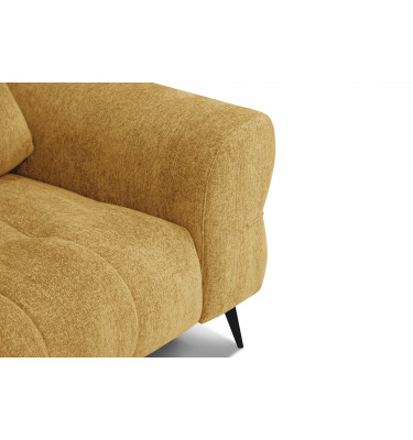 Canapé 2,5 places SALVINI, tissu miel