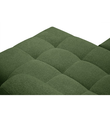 Canapé d'angle 4 places SALVINI, tissu vert