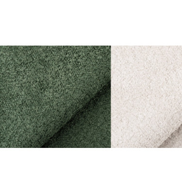 Canapé d'angle 5 places CALME, tissu olive