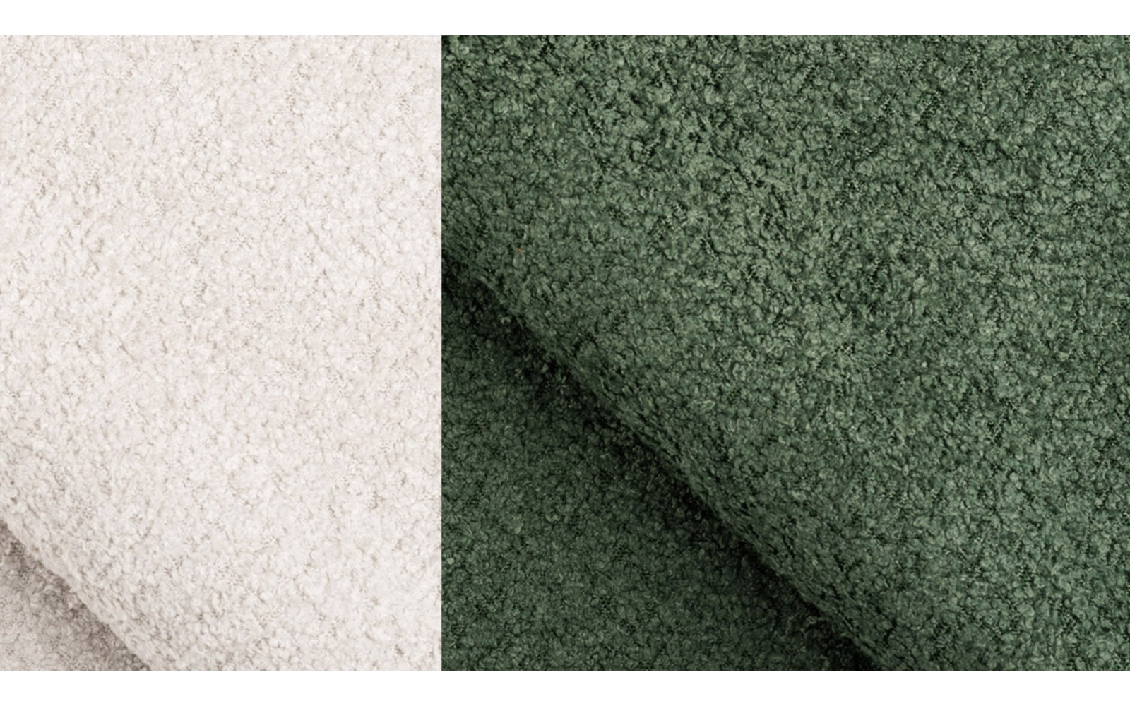 Canapé d'angle 5 places CALME, tissu olive