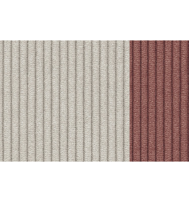 Fauteuil en velours côtelé OLI, blanc cassé