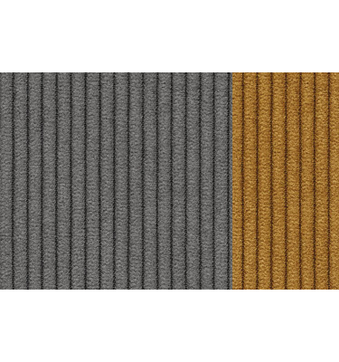 Fauteuil en velours côtelé OLI, gris foncé