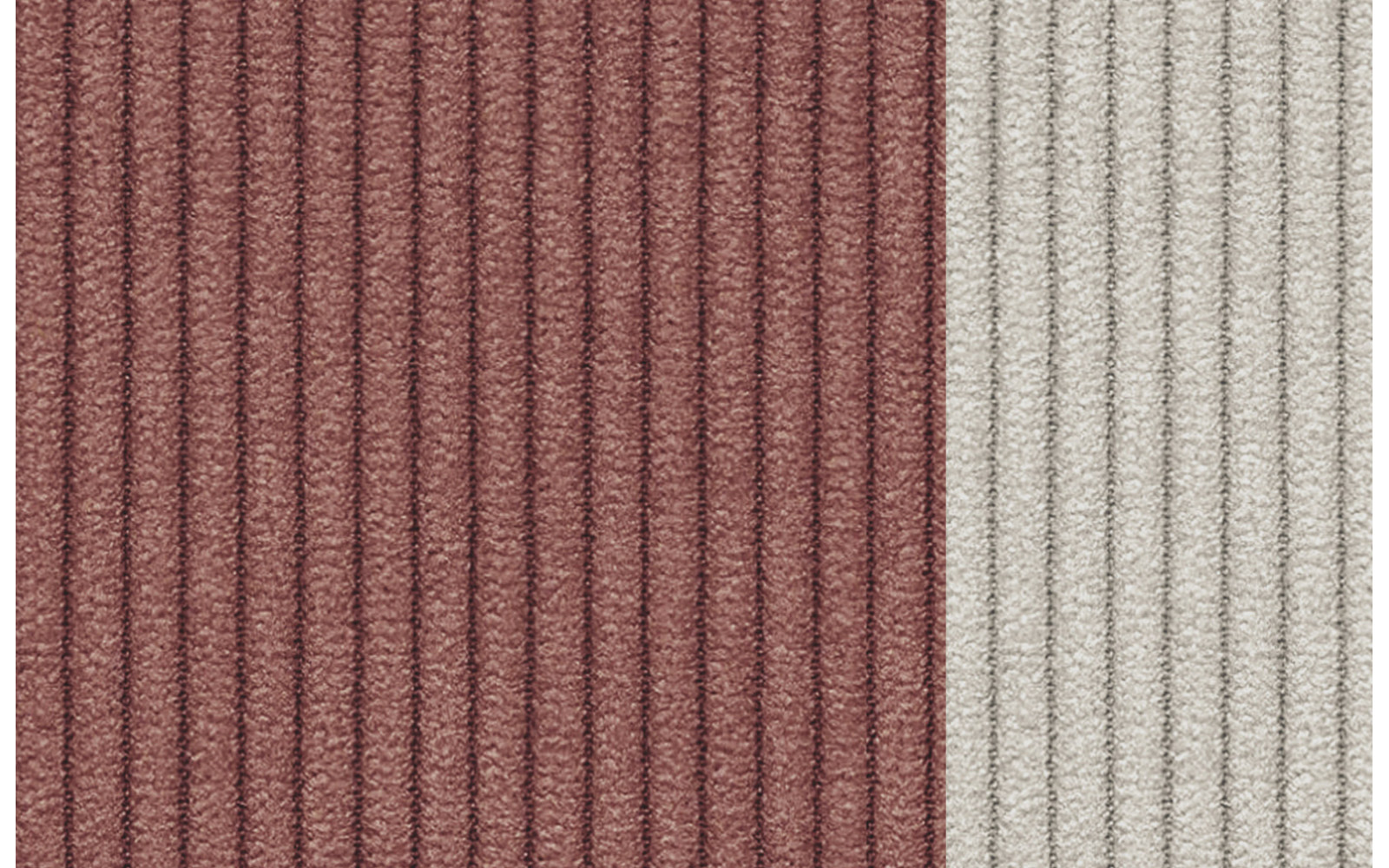 Fauteuil en velours côtelé OLI, rose